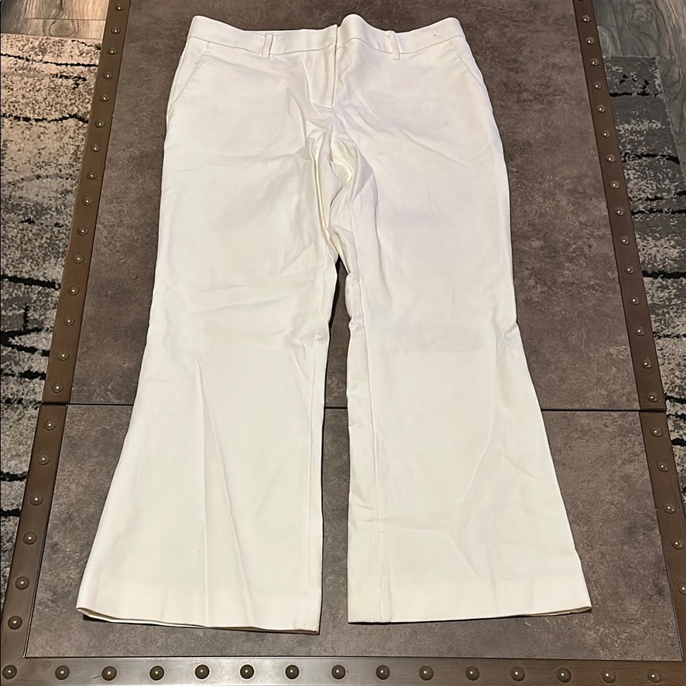 White Flared Pants